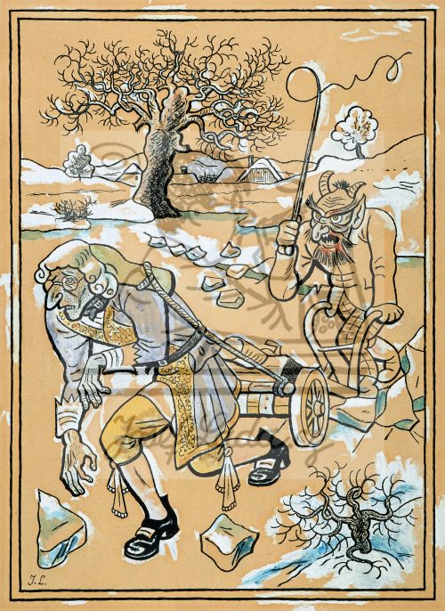 Dvanáct pohádek z onoho světa - Čert čeledínem 1921