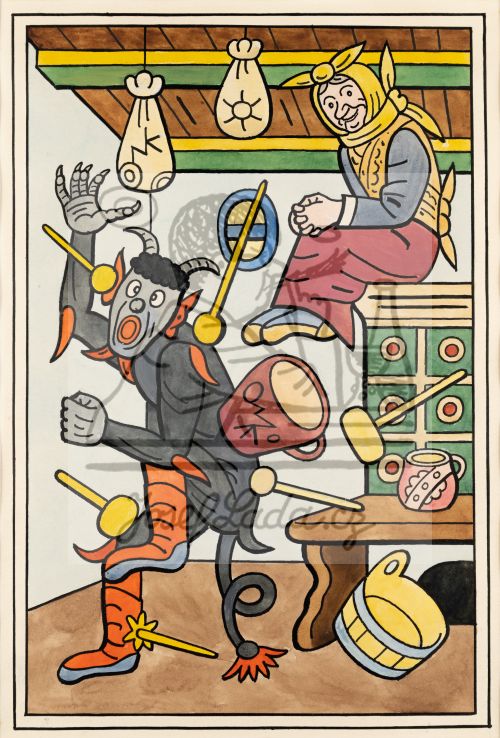 Co mi liška vyprávěla - O hloupém čertu 1947