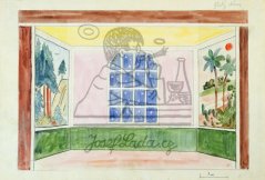 O kocourovi Mikešovi, který mluvil - scénický návrh II. 1940