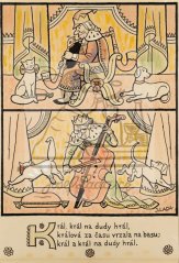 Erbenova národní říkadla - Král, král na dudy hrál 1921