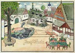 Malířský nápad - scénický návrh 1932