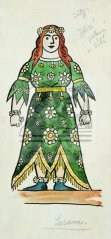 Strakonický dudák - kostýmní návrh - Lesana 1930