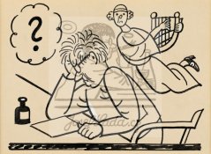 Josef Lada a můsa 1930