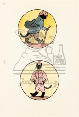 Mikeš (přebaly pro I. a II. díl) 1957