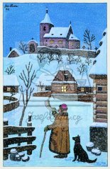 Ponocný se psem 1947