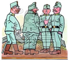 Osudy dobého vojáka Švejka - Švejk poučuje vojáky 1953-4
