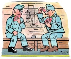 Osudy dobého vojáka Švejka - Švejk hraje karty 1953-4