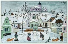 Stavíme sněhuláka 1950