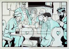 U hospodského stolu 1909