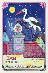 Oznámení narození 1943