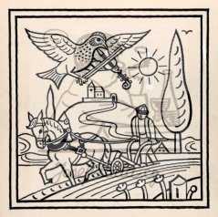 Ladovy veselé učebnice: Ptáci - Skřivan polní 1931