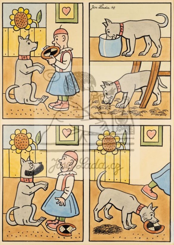 Ladův veselý přírodopis - Koláč 1949