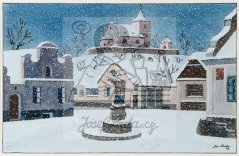 Tichý večer se sochou svatého 1944