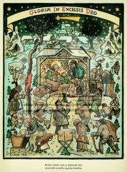 Eva, časopis moderní ženy - Narození Jezulátka v české vesnici (Gloria In Excelsis Deo) 1925