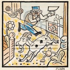 Halekačky naší Kačky - Koza běží uličkou 1932