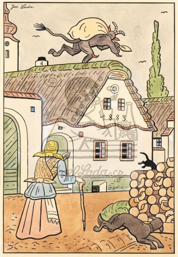 Nezbedné pohádky - kapitola O statečné princezně: Čert 1946