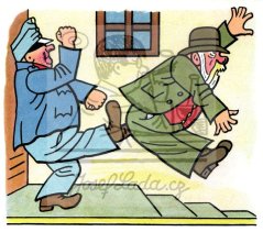 Osudy dobého vojáka Švejka - Švejk vykopává věřitele 1953-4