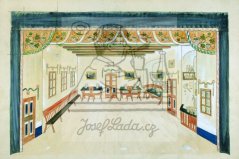 Prodaná nevěsta - scénický návrh III. 1936