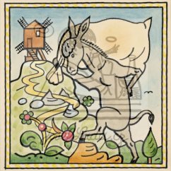 Ladovy veselé učebnice: Savci - Osel 1932