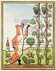 Ezopské bajky - O lišce a hroznech 1931