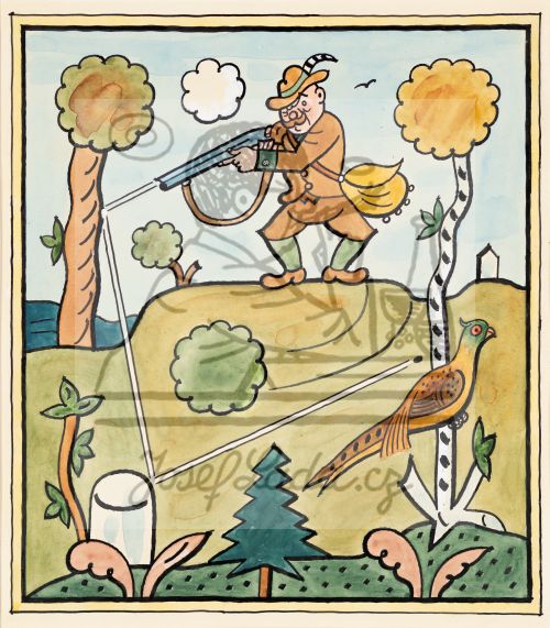 Kvítko z čertovy zahrádky - Jak champion na kulečníku střílí bažanty 1933