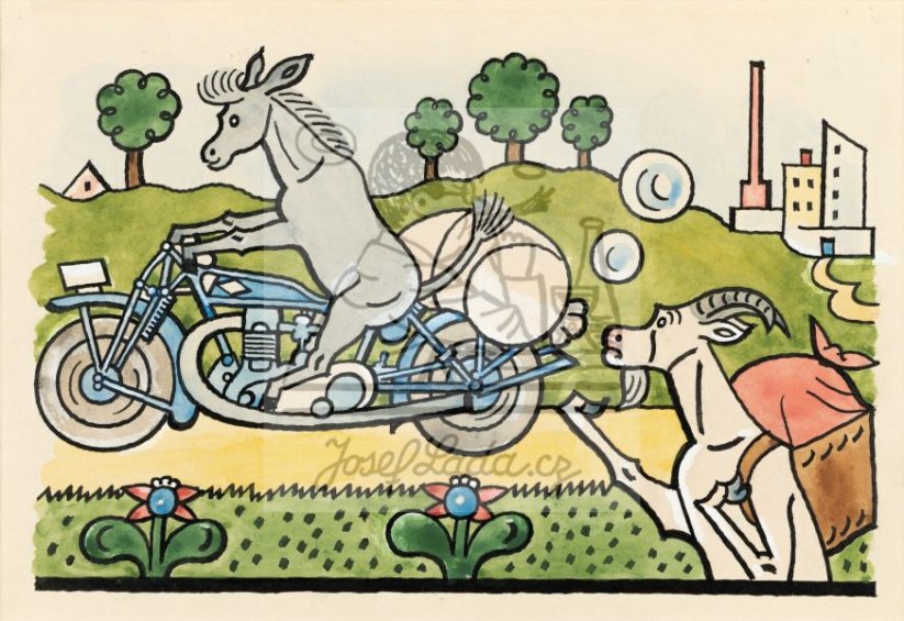 Ratata! Pokrok, sport a zvířata - Motocykl 1930