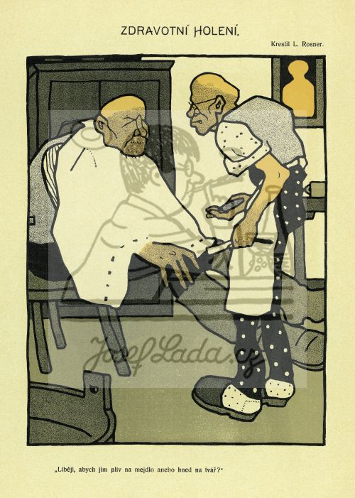 Svítilna - Zdravotní holení 1906