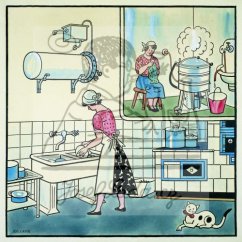 Bez vody není života 1937 - Jak jinak si ženy cení, takovéto zařízení!