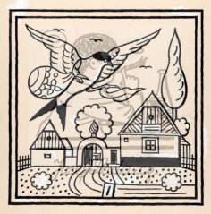 Ladovy veselé učebnice: Ptáci - Vlaštovka 1931