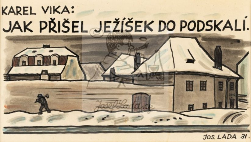 K. Vika - Jak přišel Ježíšek do Podskalí 1931