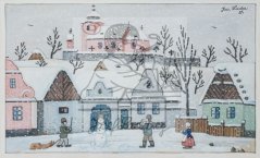 Zima na vsi 1951
