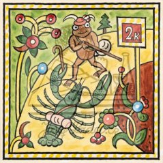 Ladovy veselé učebnice: Obojživelníci, ryby a plazi - Rak 1932