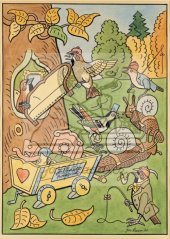 Ladův veselý přírodopis - Stěhování 1949