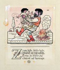 Moje abeceda - Zima bylo, bláto bylo 1923