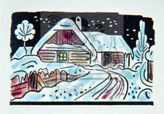 O ševci Matoušovi a jeho přátelích - Chalupa v zimě 1938