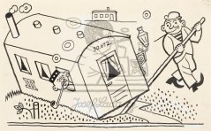 Ilustrovaná frazeologie? - Nahnul mu kvartýr