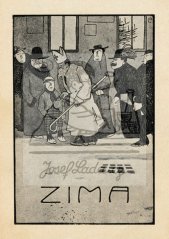 Veselá Praha - Humoristický kalendář - Zima 1907
