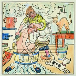 Bez vody není života 1937 - Samý prach jsi, samé bláto, jak tě mám mýt v škopku, táto