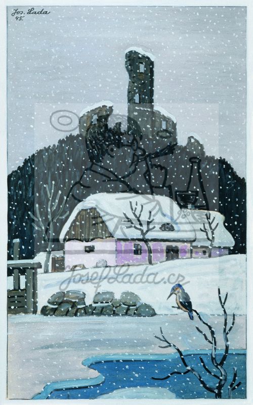 Krajina s ledňáčkem 1945