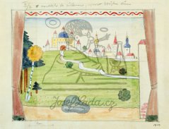 O kocourovi Mikešovi, který mluvil - scénický návrh I. 1940