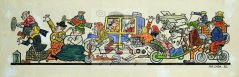 Spěchající dav (Čerti přemýlají báby na mladé) 1932