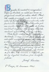Rukopisná stránka 1942