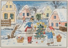 Stromek na návsi 1982