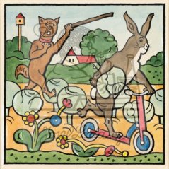 Kykyryký! Zvířátka z celé republiky - Zajíček chodí na zelí 1929