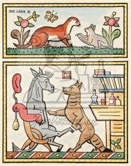 Ezopské bajky - O netopýru a kolčavě - O vlkovi a oslu 1931