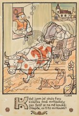 Erbenova národní říkadla - Když jsem jel okolo fary 1921