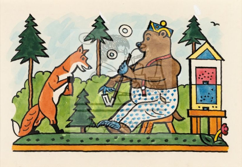 Mňoukačky naší kočky - Byl jeden starý medvěd 1930