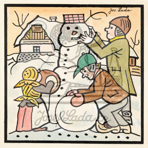 Veselý krok přes celý rok - Sněhulák 1929