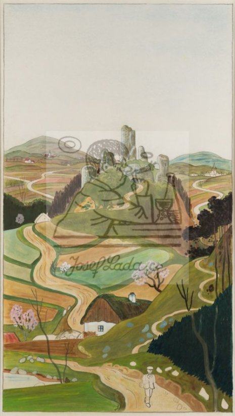 Triptych s českou krajinou, pravá část 1. pol. 30. let
