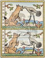 Ezopské bajky - O vlkovi a jeřábu 1931